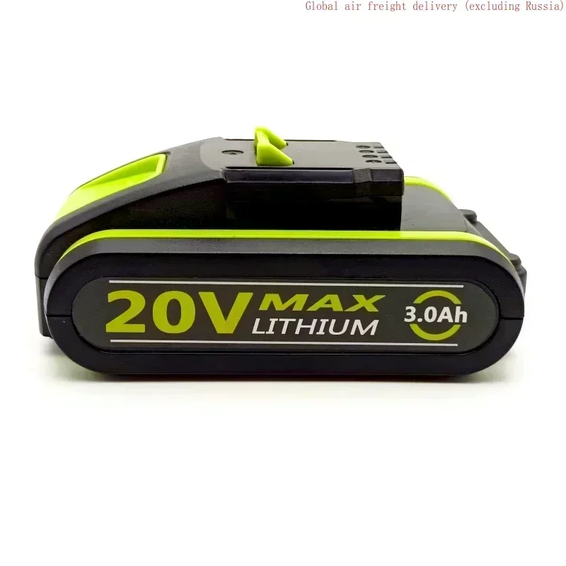 18650 lithium-ion rechargeable battery, 100% suitable for WORX 20V 9.0Ah power tools. WA3551 WX390 WX176 WX178 WX550 WX678, etc