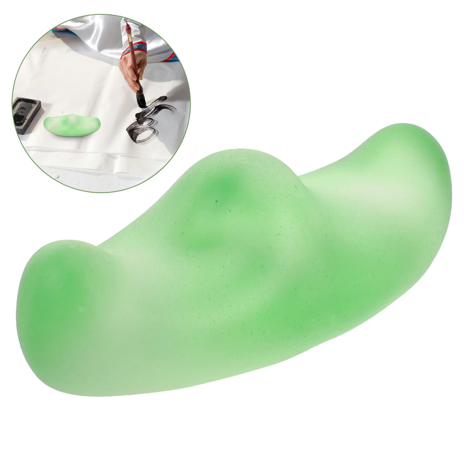 حامل فرشاة لرف قلم الخط الزجاجي لطلاء الحبر وكتابة الفن الصيني وملحقات منظم المكتب #3