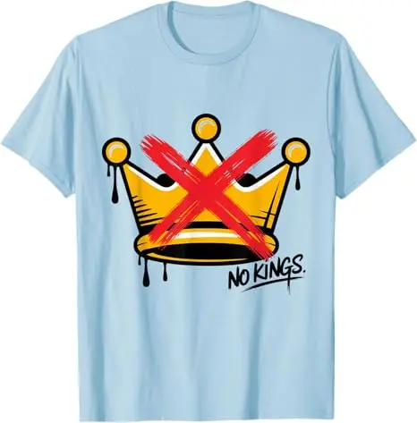 لا الملوك احتجاج العلم علامة-مضحك القتال القليل تي شيرت مضلع مقاومة تكرار لا أمل دون هوب Y2k الساخرة قائلا المحملة الأعلى