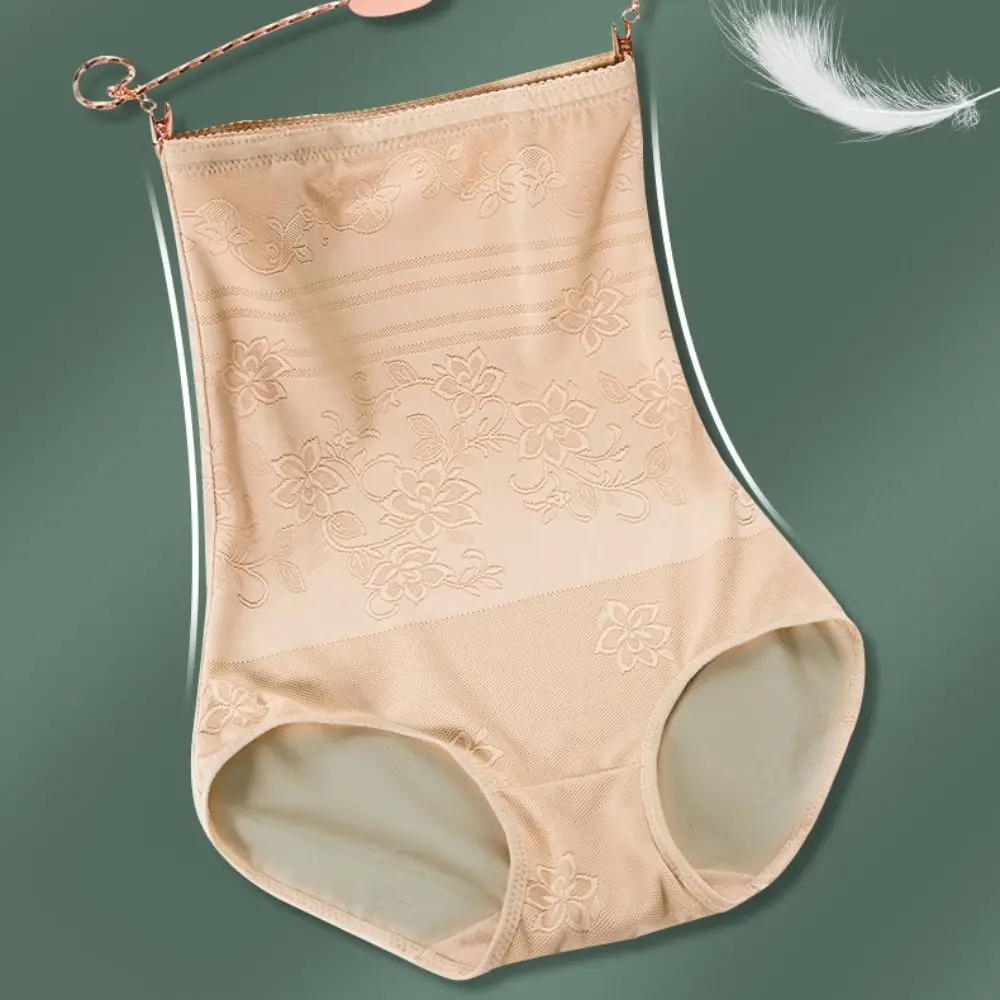 Vita alta Dopo il Parto Shaper Del Corpo Maglia Fiore Shapewear Butt Lifter Slip Vita Trainer Pancia Contrazione Mutandine Senza Soluzione di Continuità