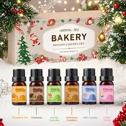 6pcs Essential Oils Set Bedroom Home Car Air Freshener Fragrance Oil for Candle Soap Making Humidifier Aromatherapy Oils