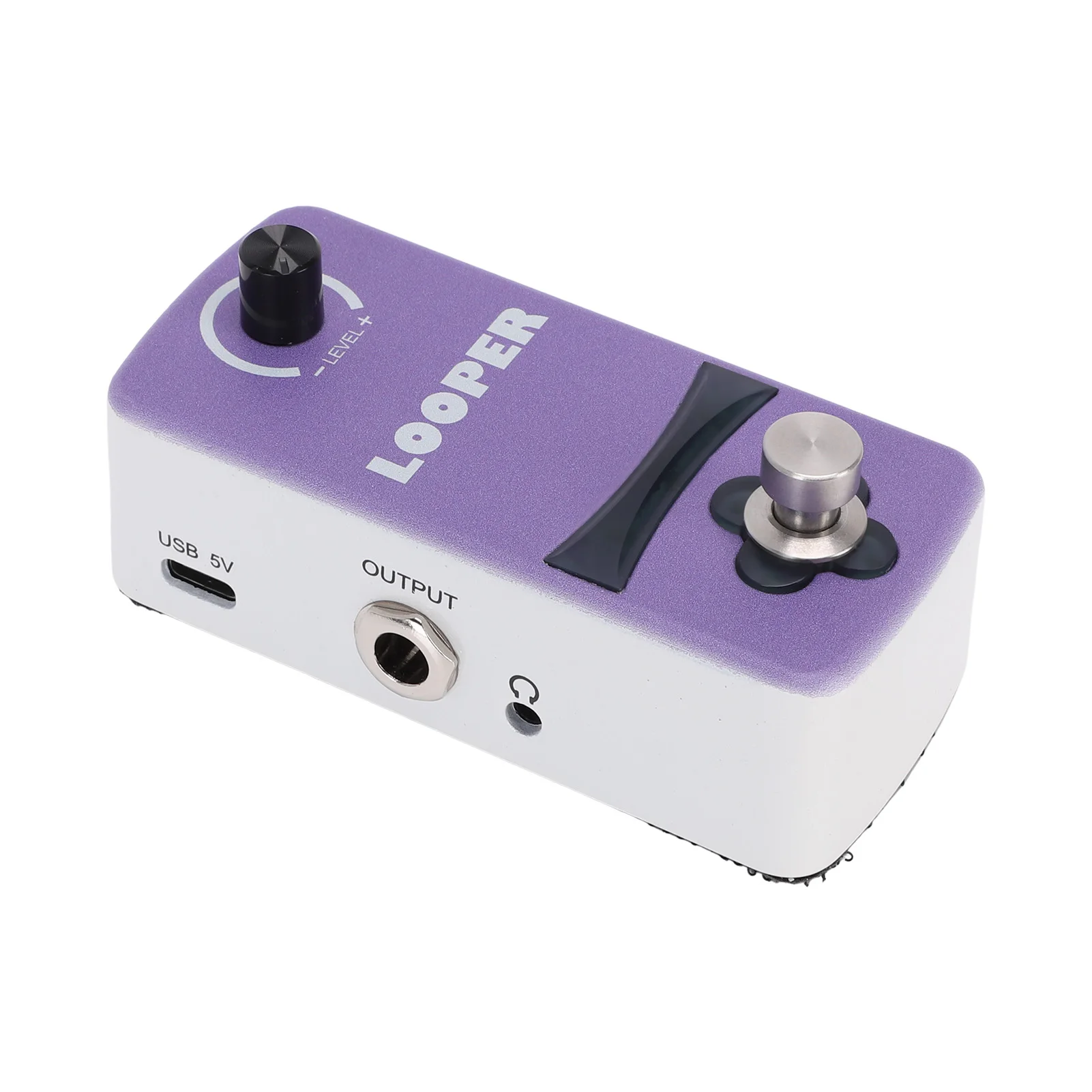 

Мини-педаль лупер для гитары с одним переключателем, запись до 12 минут, воспроизведение по памяти, питание Type-C, корпус из цинкового сплава