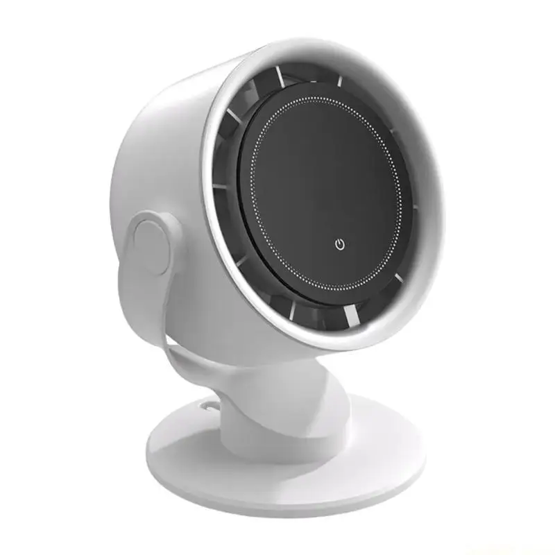 D0AB 4000mAh Air Cooling Fan Travel Fan Small Desk Fan Wall Hanging Fan Travel Fan Quiet Fan 100 Speed Adjustable ABS Texture