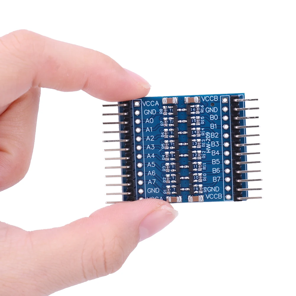 Módulo de conversão de nível de 8 canais 5v/3.3v módulo bidirecional de mudança de nível lógico iic uart spi ttl para raspberry pi