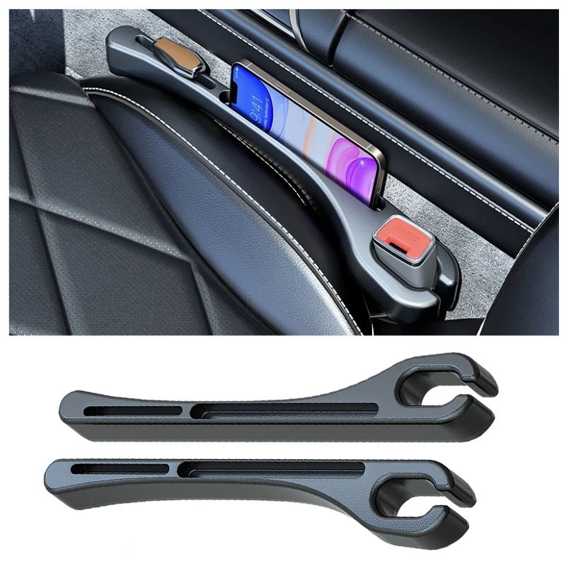 1 Pair Car Seat Gap Filler Side Seam Plug Strip Leak-proof Filling Strip Car Seat Gap Decoration Supplies Interior Accessories