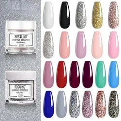 Not Black Hand Dip Powder Natural Nail French Nail Glitter Nail Decoration Nude Powder 17 Kinds 10ML