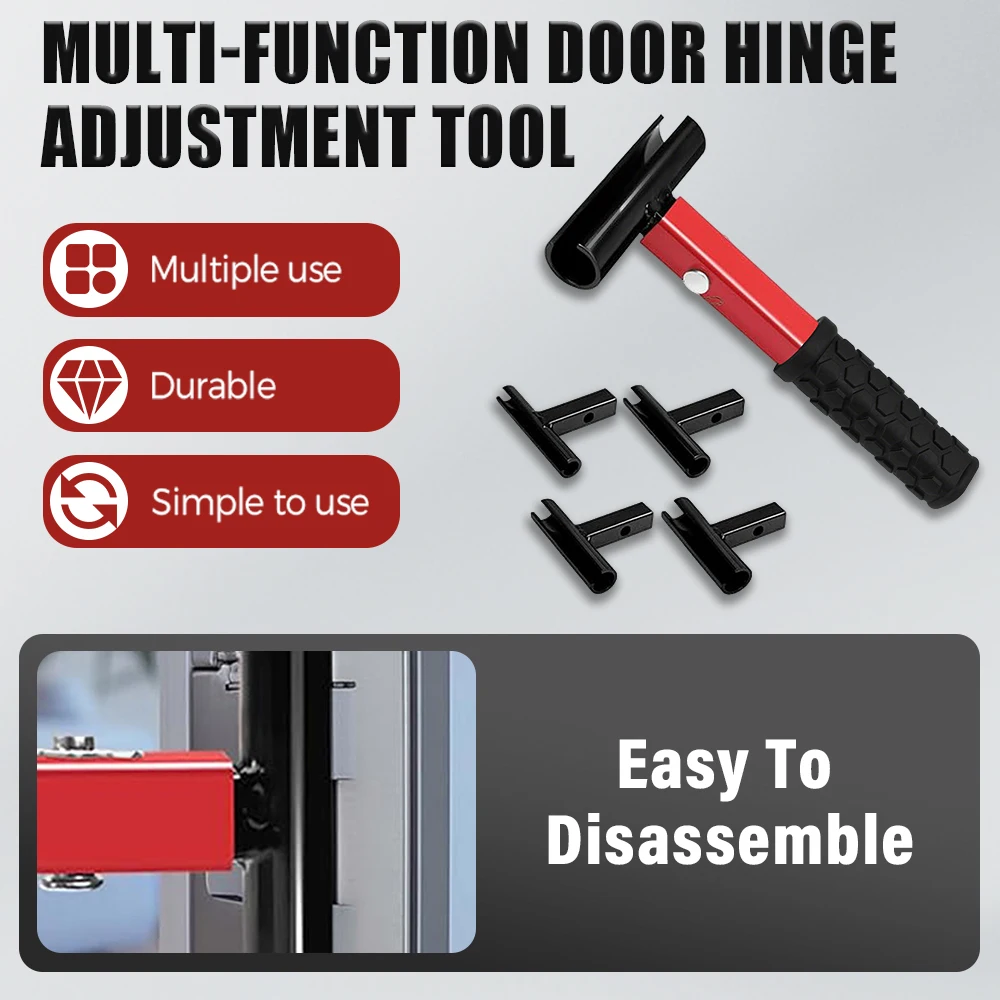 2025 مجموعة أدوات تعديل مفصل الباب مجموعة مفاتيح ربط دقيقة 9 مللي متر/13 مللي متر/15 مللي متر/18 مللي متر مع رؤوس مفتاح الربط البديلة لأجهزة الباب
