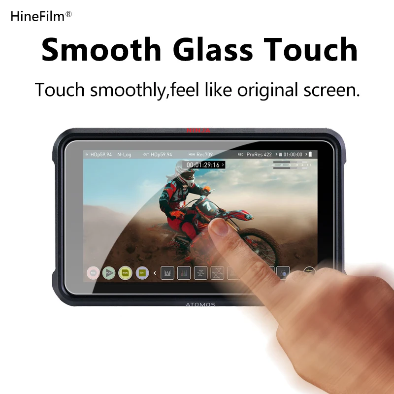 Ninja V Monitor Tempered Glass Protective Self-adhesive Glass for ATOMOS Ninja V LCD Display Screen Protector Guard Cover