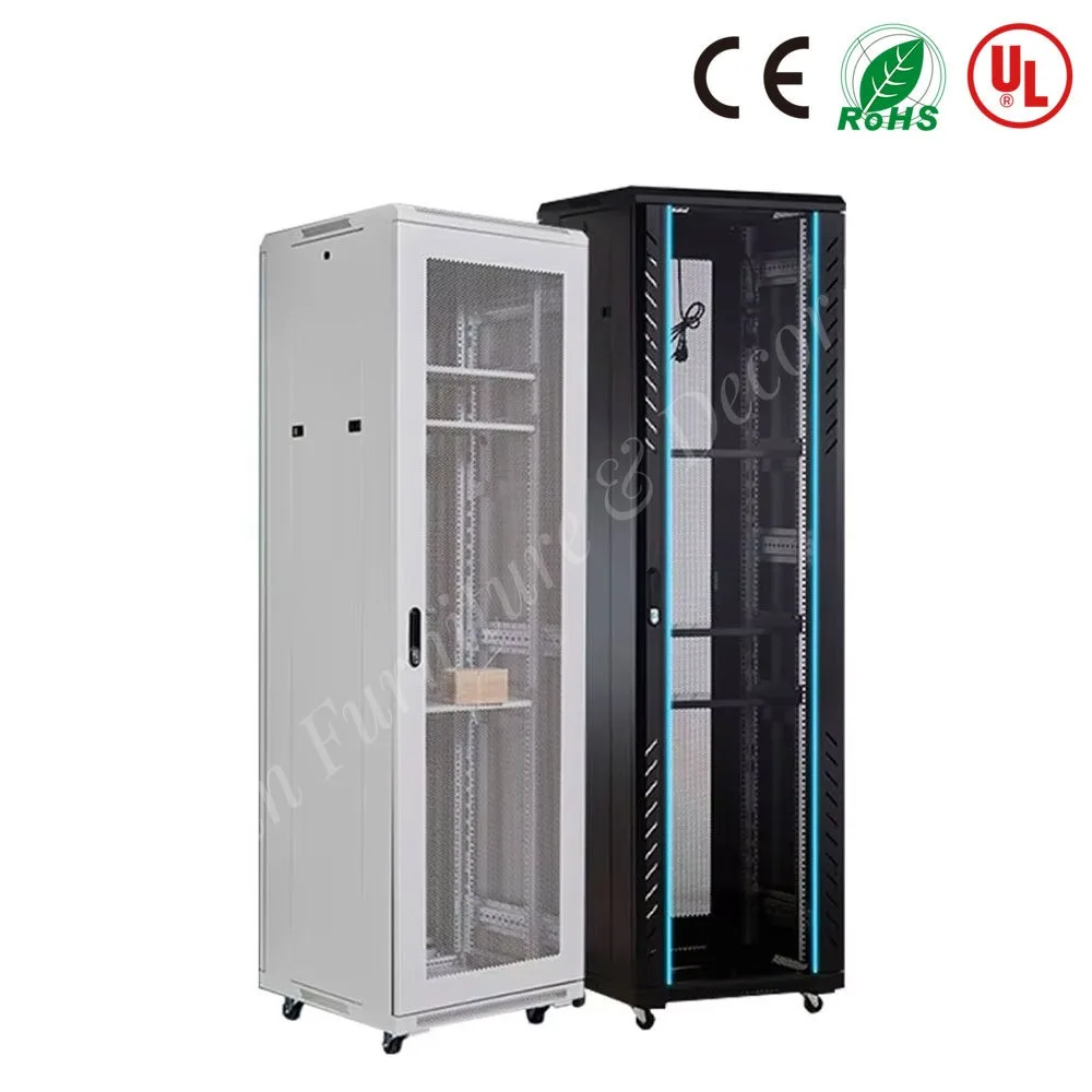 Server Rack 42U Network Cabinet Data Center Solutions Prefabricated Modular Cold-rolled Steel 19 Inches