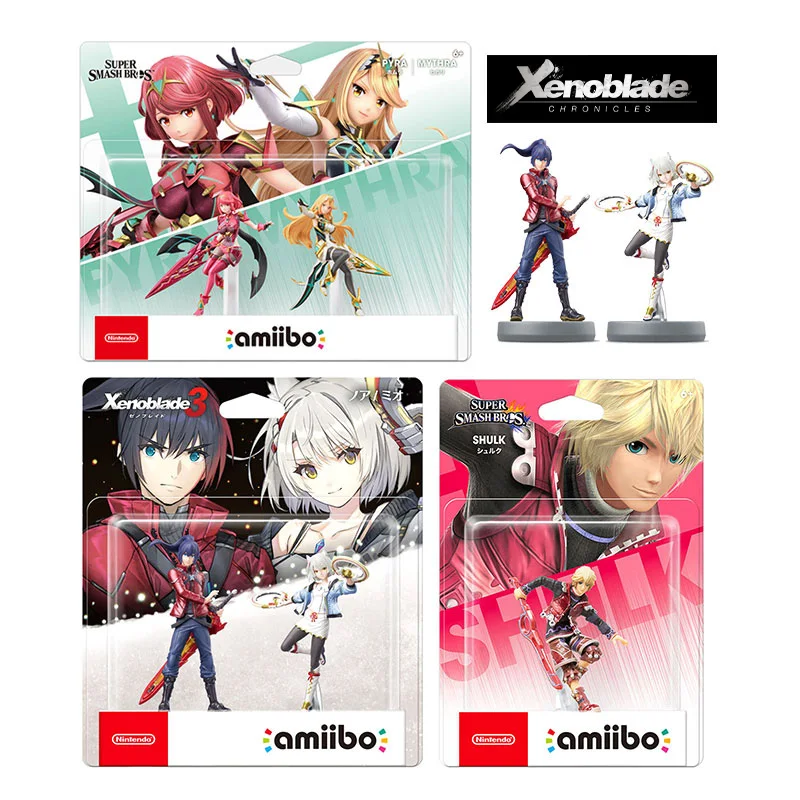 ARTSWIFT Nintendo Amiibo Noah+Mio 2-Pack, Figurinha Sora Original NFC Versão Asiática Sem Bloqueio Regional Em Estoque Original