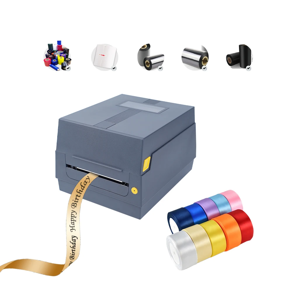 High Quality 4x6 Thermal Transfer Ribbon Printer 4 Inch Jewelry Care Label Clothing Tag And Shipping Barcode Printer