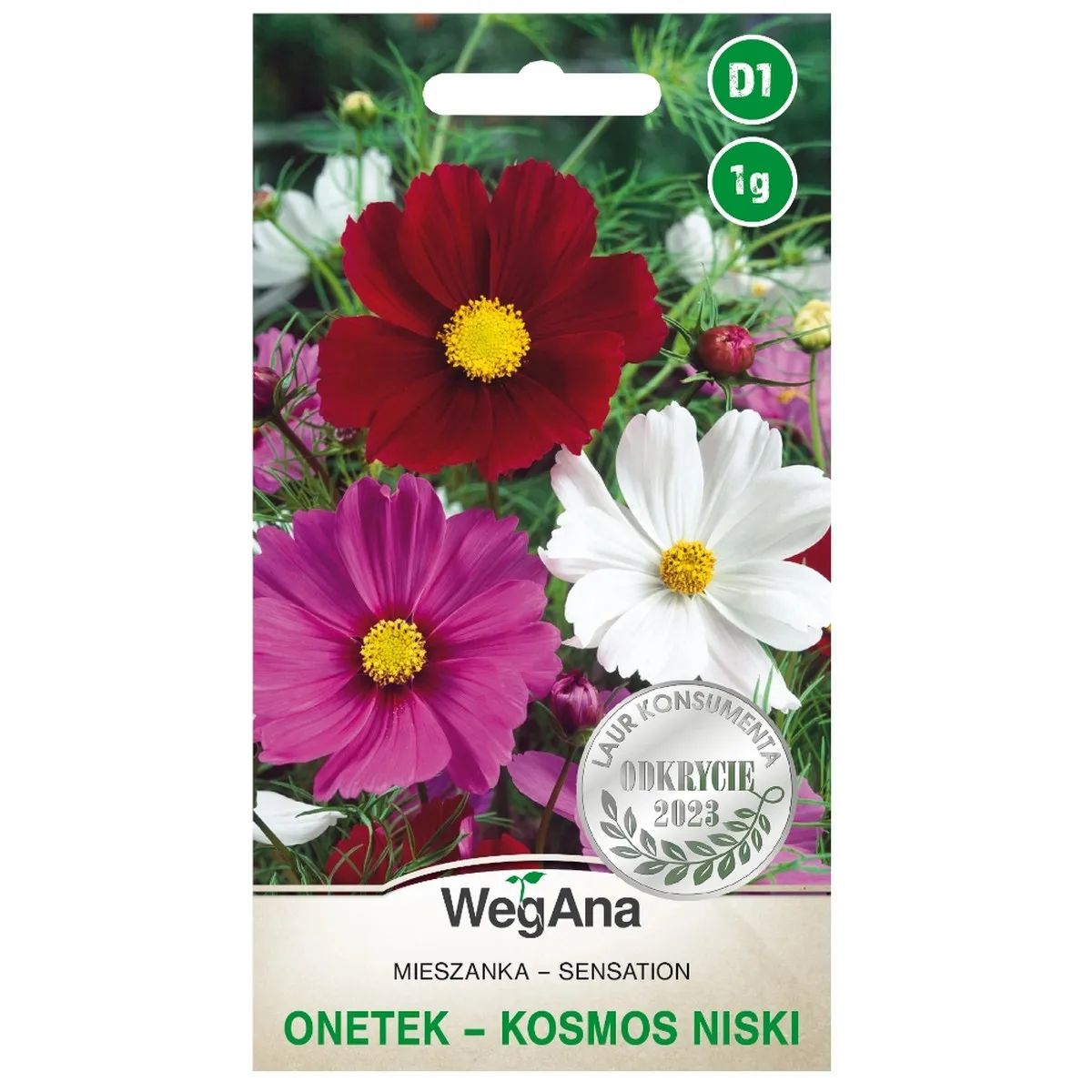 Kosmos low sensation seed mix 1G flowers WegAna