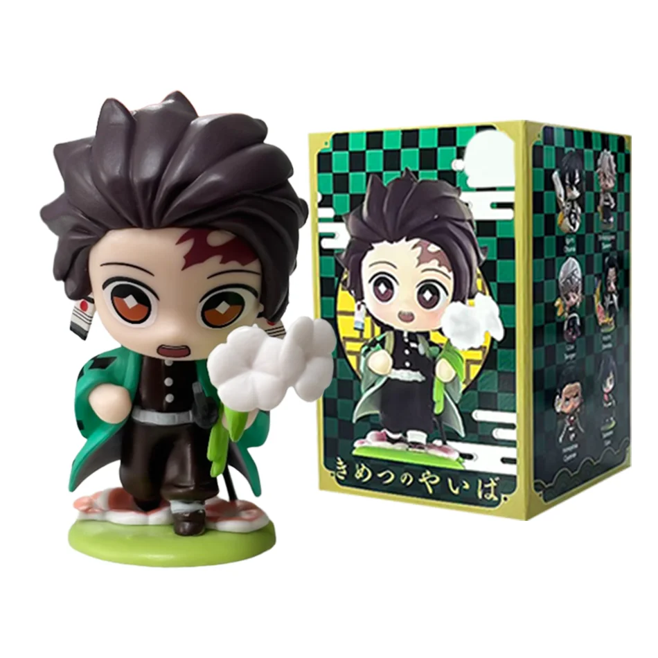 Q-Version Demon Slayer Anime Sitzende Geisterpuppe Tanjiro Nidouzi Inosuke Zenitsu Puppe Actionfigur Spielzeug Weihnachts- und Geburtstagsgeschenk – Detail 8