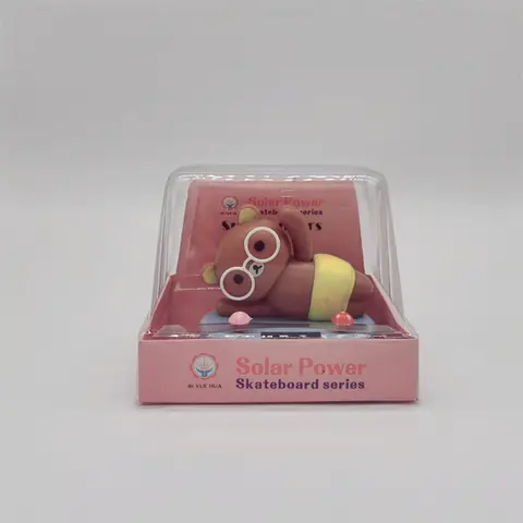 रिलक्कुमा एक्शन फिगर नई प्यारी नोडिंग रिलैक्स बियर डॉल कार मॉडल सौर ऊर्जा आभूषण घर की सजावट बच्चों के लिए क्लासिक खिलौने उपहार 12 best sales रिलक्कुमा सहायक उपकरण - №7