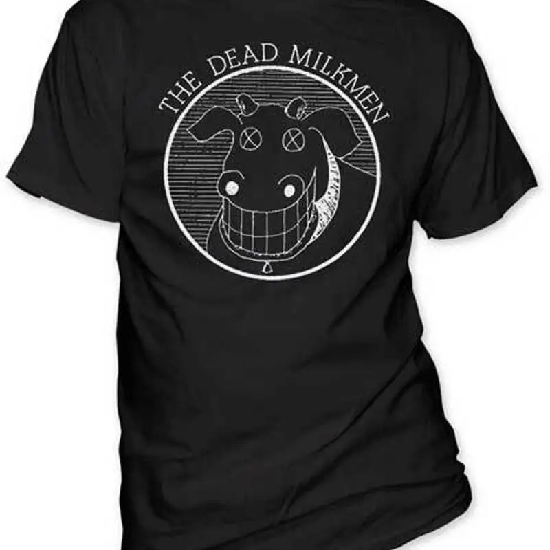 Dead Milkmen The Cow Logo On Black T Shirt New Small Only