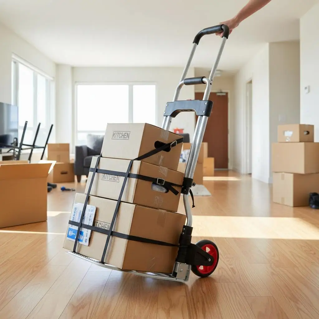 

Портативная ручная тележка с грузоподъемностью 176 фунтов, алюминиевая складная тележка для дома, офиса, покупок, сверхмощная тележка для багажа с телескопической ручкой