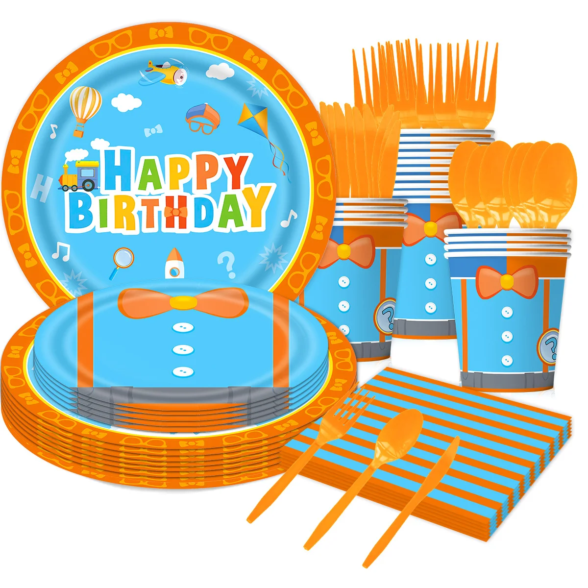 Suprimentos para Professores de Inglês, Decoração de Festa de Aniversário, Utensílios de Mesa para Professores de Inglês, Toalha de Mesa, Prato, Copo, Guardanapo, Sacola de Presente, Lembrancinhas para Festa Infantil