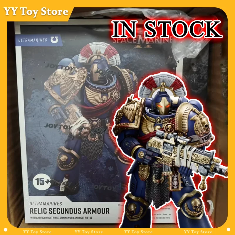 

In Stock JOYTOY Warhammer 40K Anime Action Figure 1/18 Ultramarines Relic Secundus Armour Model JT01536 Collection Statue Gifts