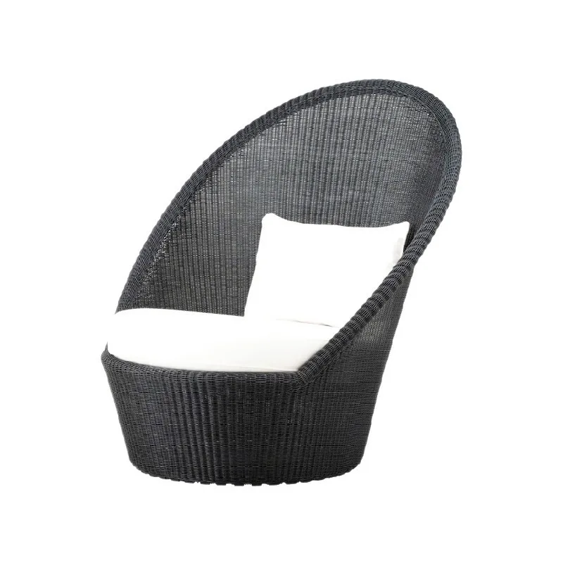 

Outdoor Villa Terrace Pool Loungers Courtyard Garden Rattan Lazy Bed