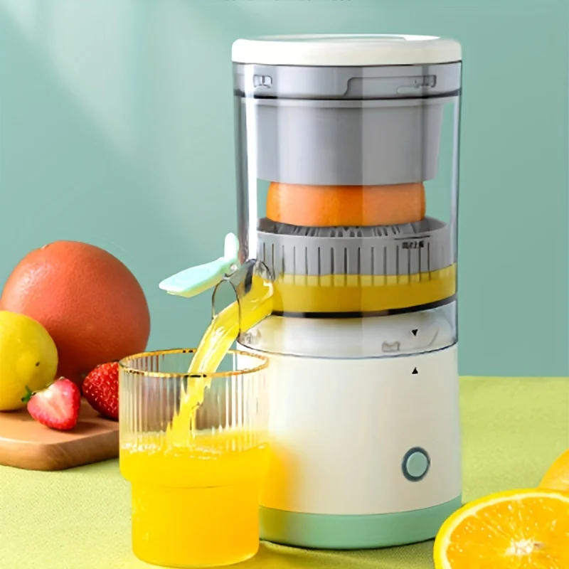 1Pc Enjoy Fresh Juice Anywhere: Compact, Detachable 0.5L Juicer with USB Rechargeable Battery and Easy Operation