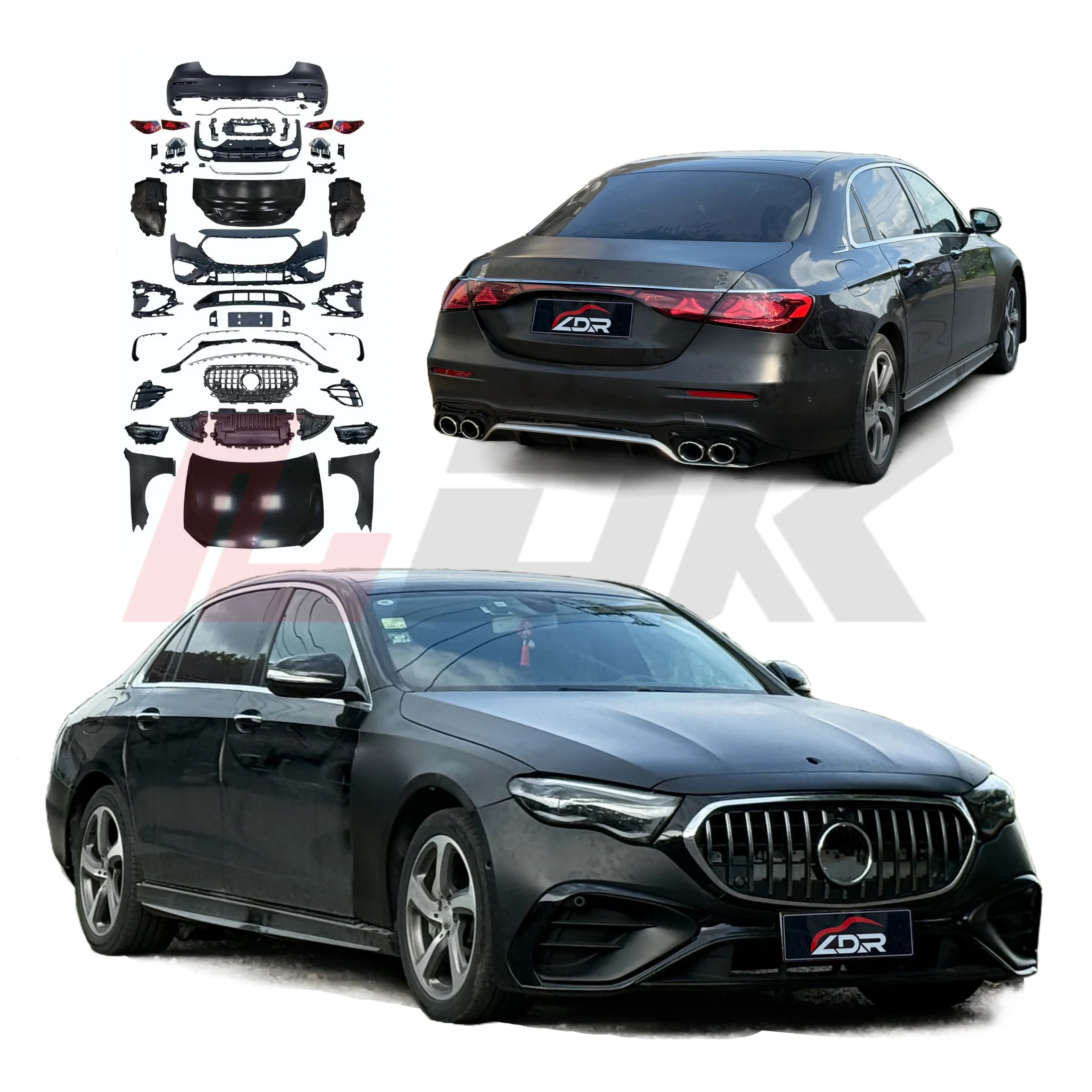 

UPGRADE: 2016-2024 W213 E-Class to 2025 W214 E53 Style Body Kit, Bumpers & LED Headlights | Direct Fit Parts