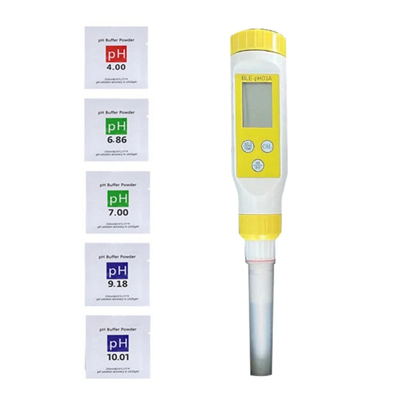 Digital PH Meter Bluetooth Digital PH Meter For Food With Backlit LCD Display For Meat,Bread And Water