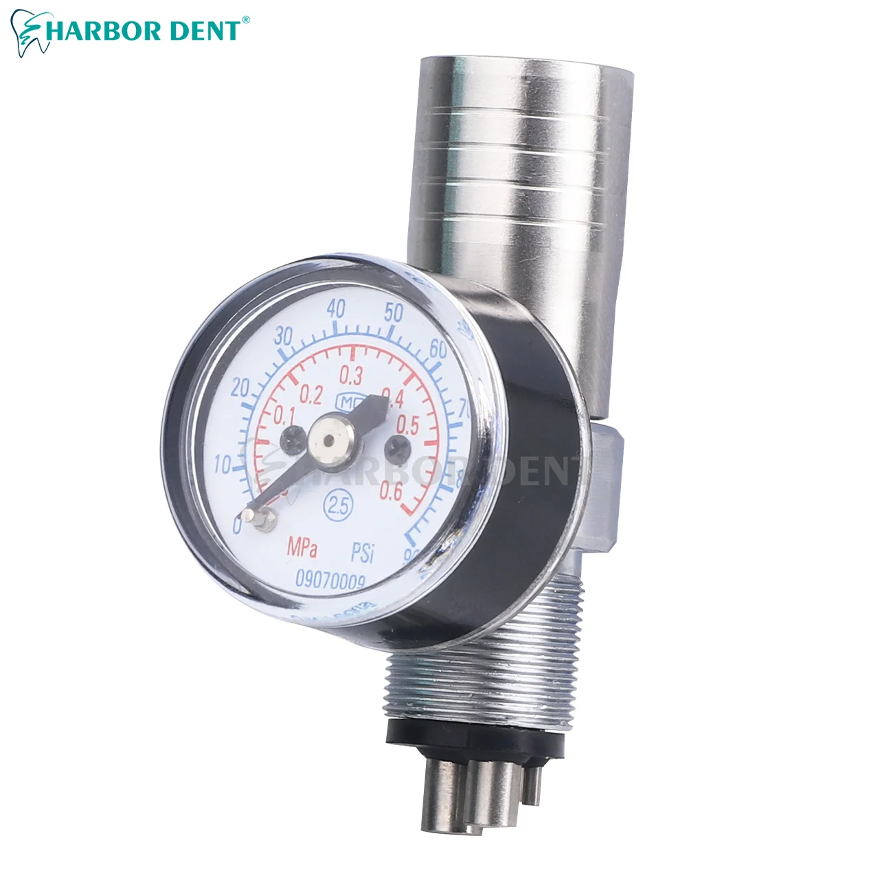 4 Holes Dental Handpiece Air Pressure Test Gauge High/Low Speed Turbine Manometer Dentist Chair Unit Spare Part