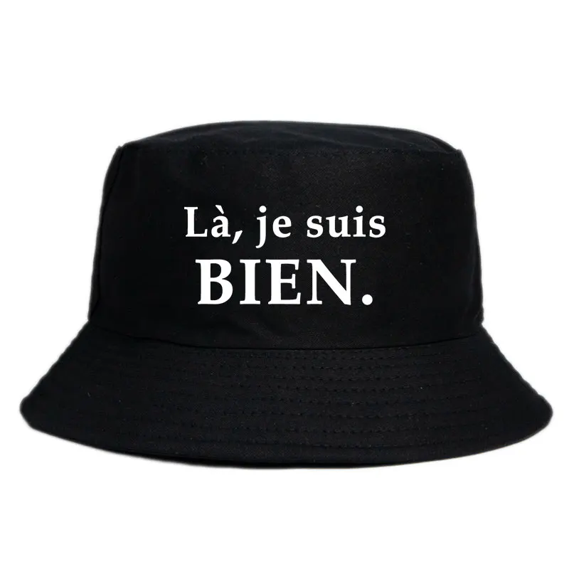 France Print BIEN Bob Reversible Bucket Hats Men Women Cotton Outdoor Caps Fisherman Hat Girl Boy Chapeau Bob Hats