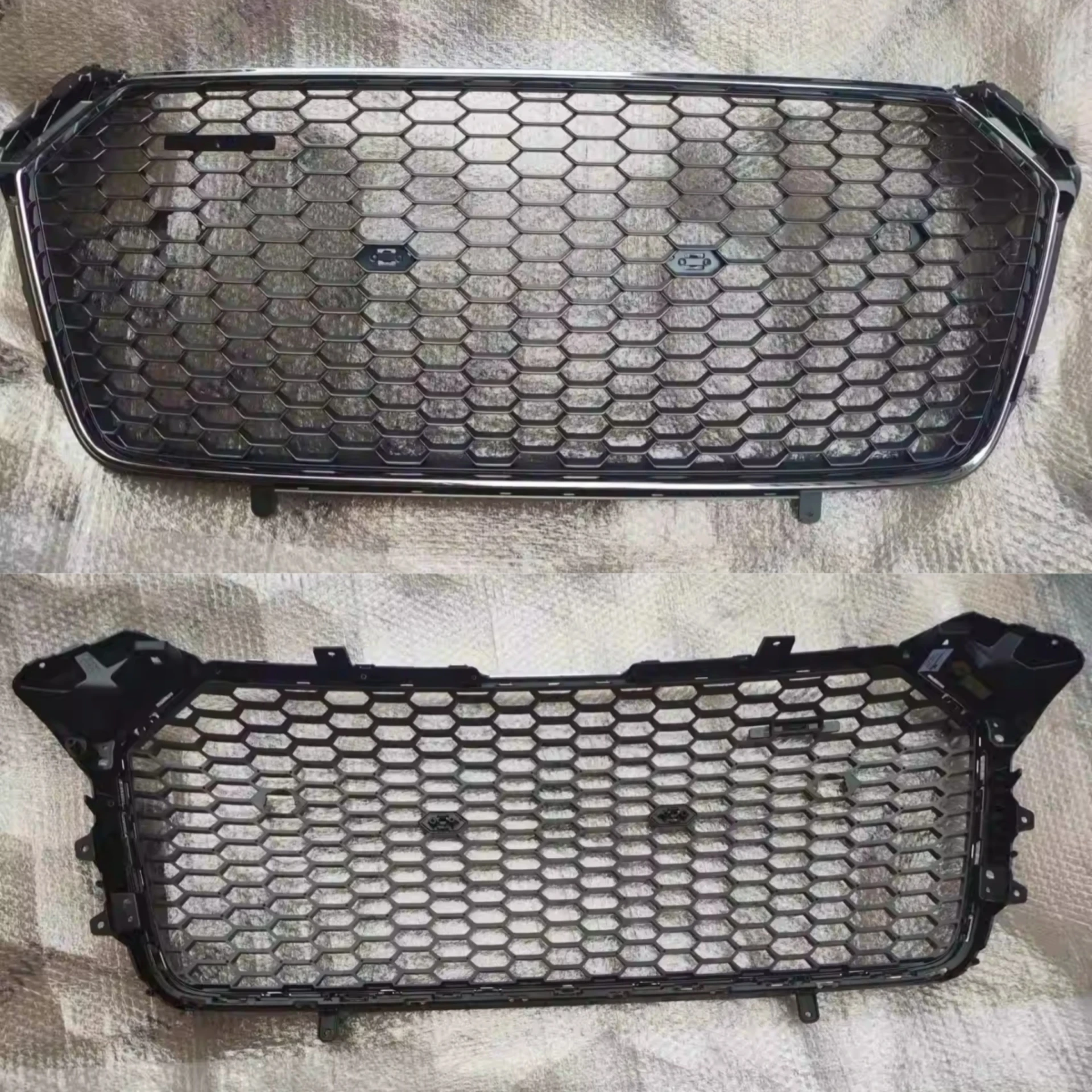 

Body Kit New Style Front Grille Grill Mask Grid Radiator For Audi R8 2016-2019 Net Auto Accessories