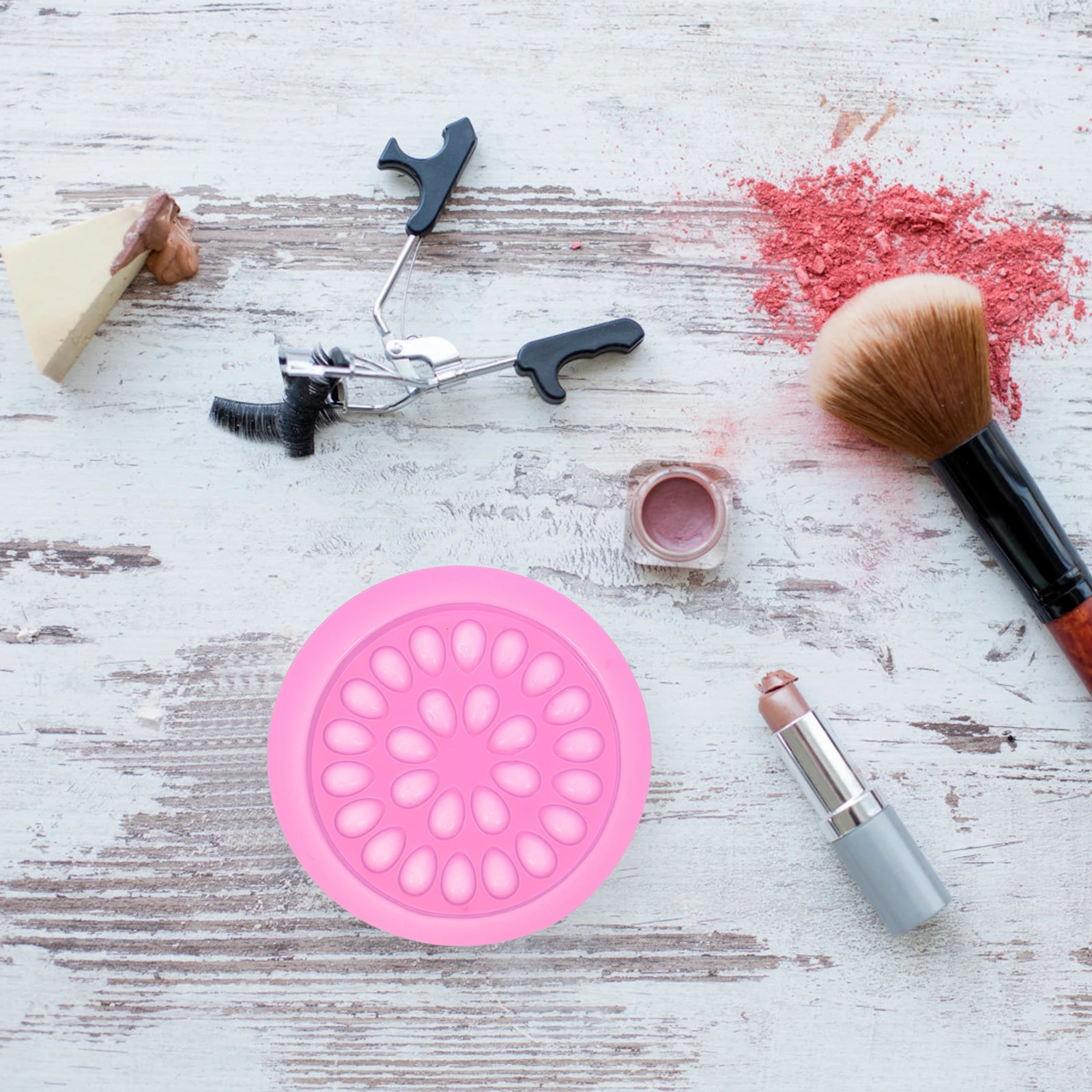 Plateau porte-colle pour cils, 100 pièces, palette Stable pour faux-cils, accessoire d'extension de cils, outil de maquillage professionnel