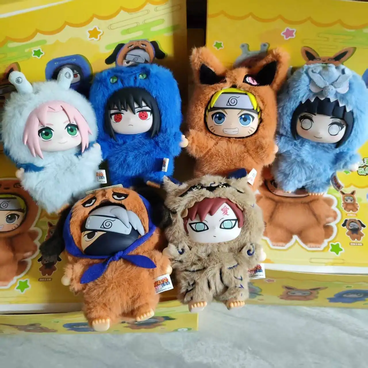 

EAKI Naruto Pop Blind Box Shippuden Party Series Uzumaki Stuffed Shippuden Original Plush Figure Ornament Toy Collection Gift