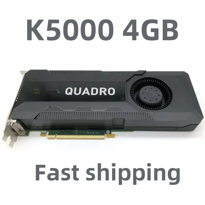 

1 шт. оригинальная профессиональная видеокарта Quadro K5000 4 ГБ для 3D-графического дизайна или моделирование, рендеринг, видеозажим 4K