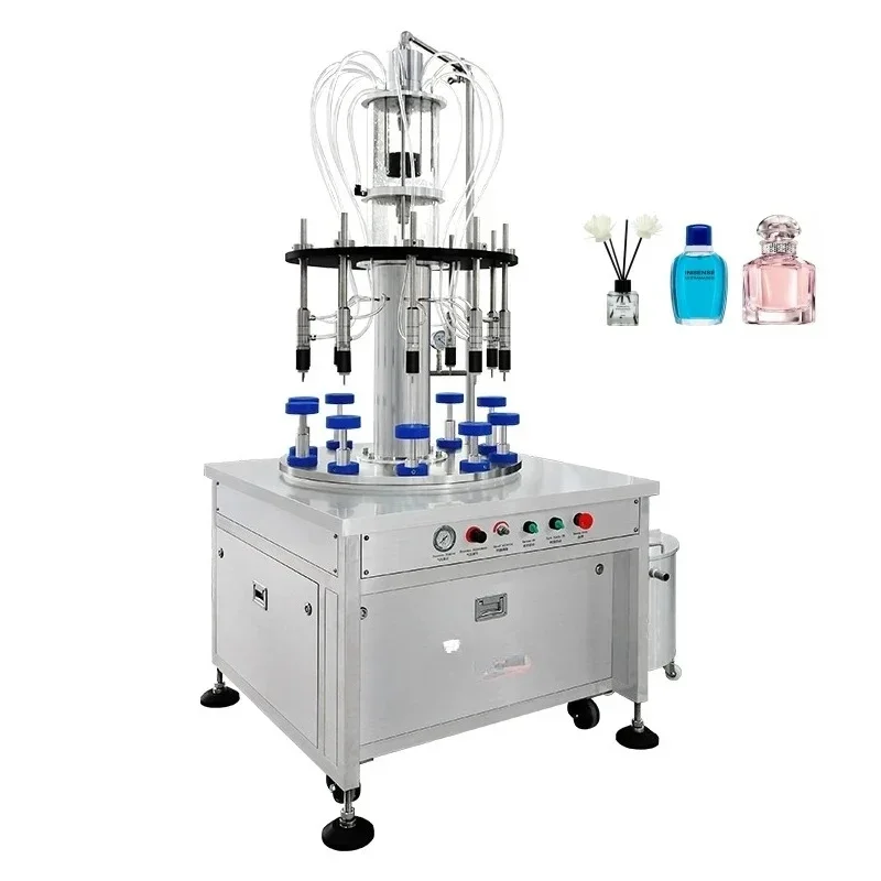 10 Heads Rotary Perfume Bottle Filling Machine Price Perfume Parfum Filling Machine Perfume Production Line