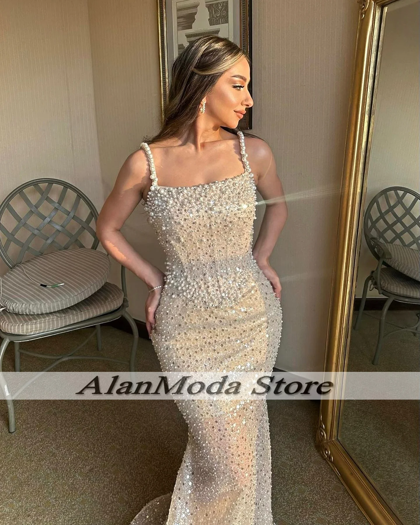 Abiti da sera con perline pers - Women Formal Wear Dubai recensione e prezzo