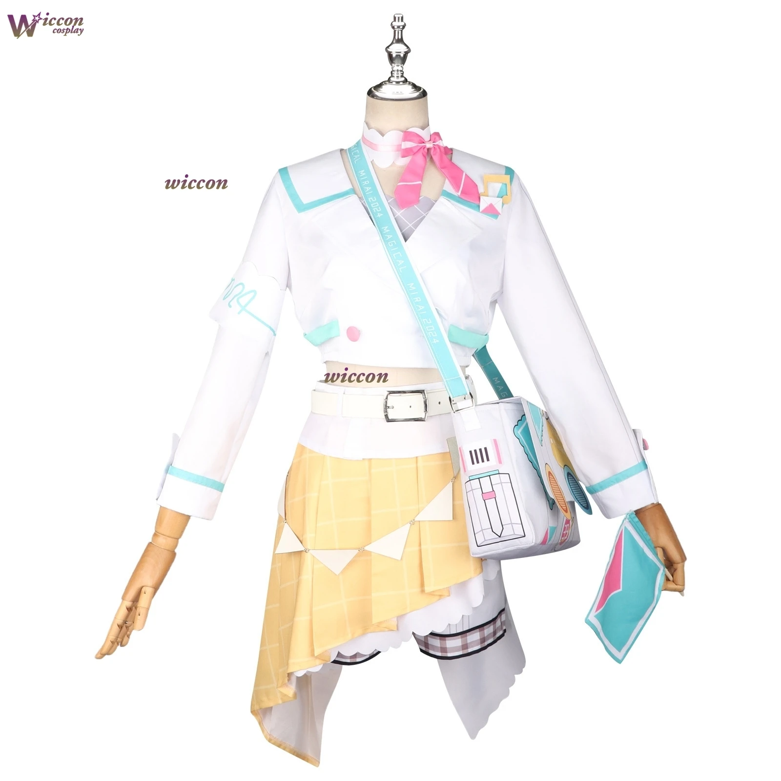 KospLAY Anime Magical Mirai Cosplay Costume Full Set Belt Hat Waist Ornaments Two Dimensional Halloween Stage Role Play Outfit view 5