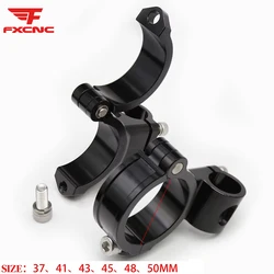 CNC 37 39 40 41 43 45 47 48 50 51 52MM Black Motorcycle Handlebar Racing Adjustable  Clip On Fork Tube Handle Bar For Cafe Racer