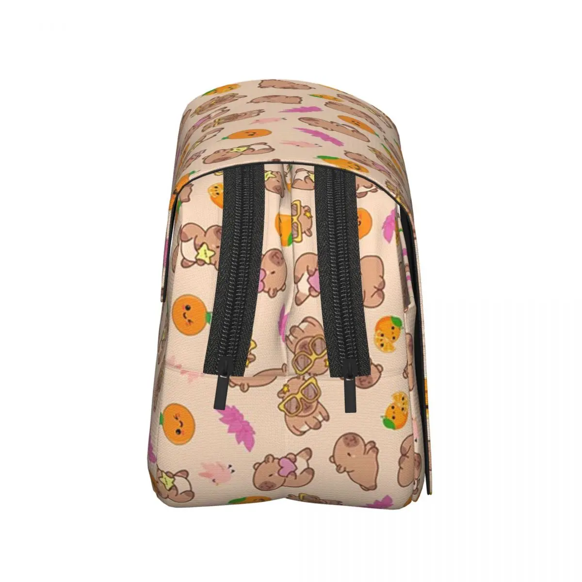 Cute Capybara Pattern Pencil Cases Pen Holder Hard Shell Leather Large Capacity Pen Box Pencil Bag for Boys Girls School