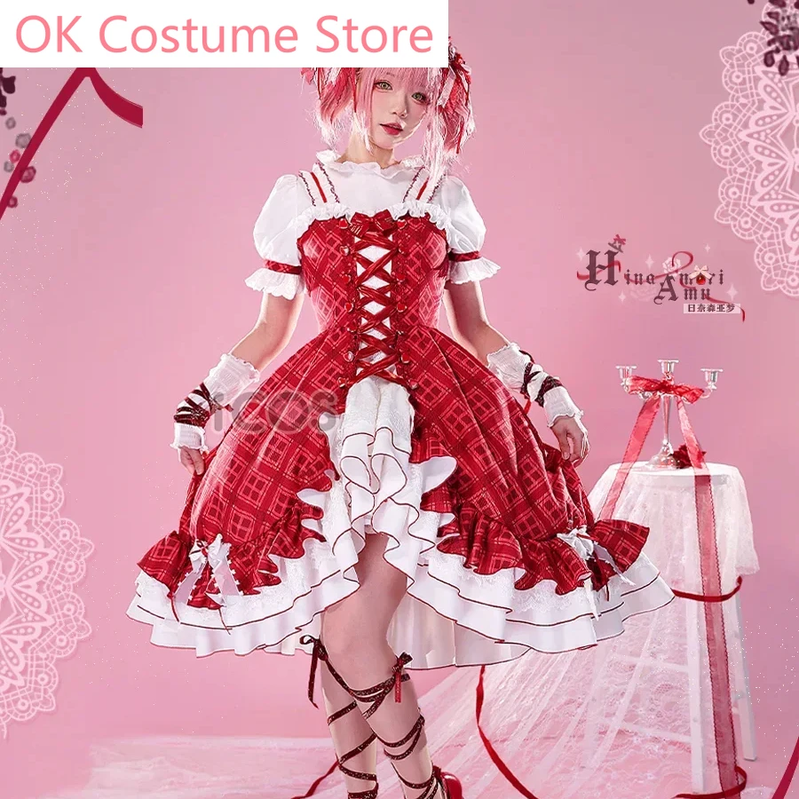 Shugo Chara Hinamori Amu Red And White Dress Cosplay Costume Cos Game Anime Party Uniform Hallowen Play Role Clothes Clothing