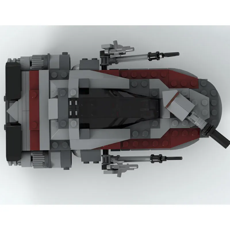 270 قطعة MOC- 211341   فيلم حرب الفضاء المتمردين القتالية بنة نموذج DIY التجمع الإبداعي لعب الأطفال هدية عيد ميلاد #4