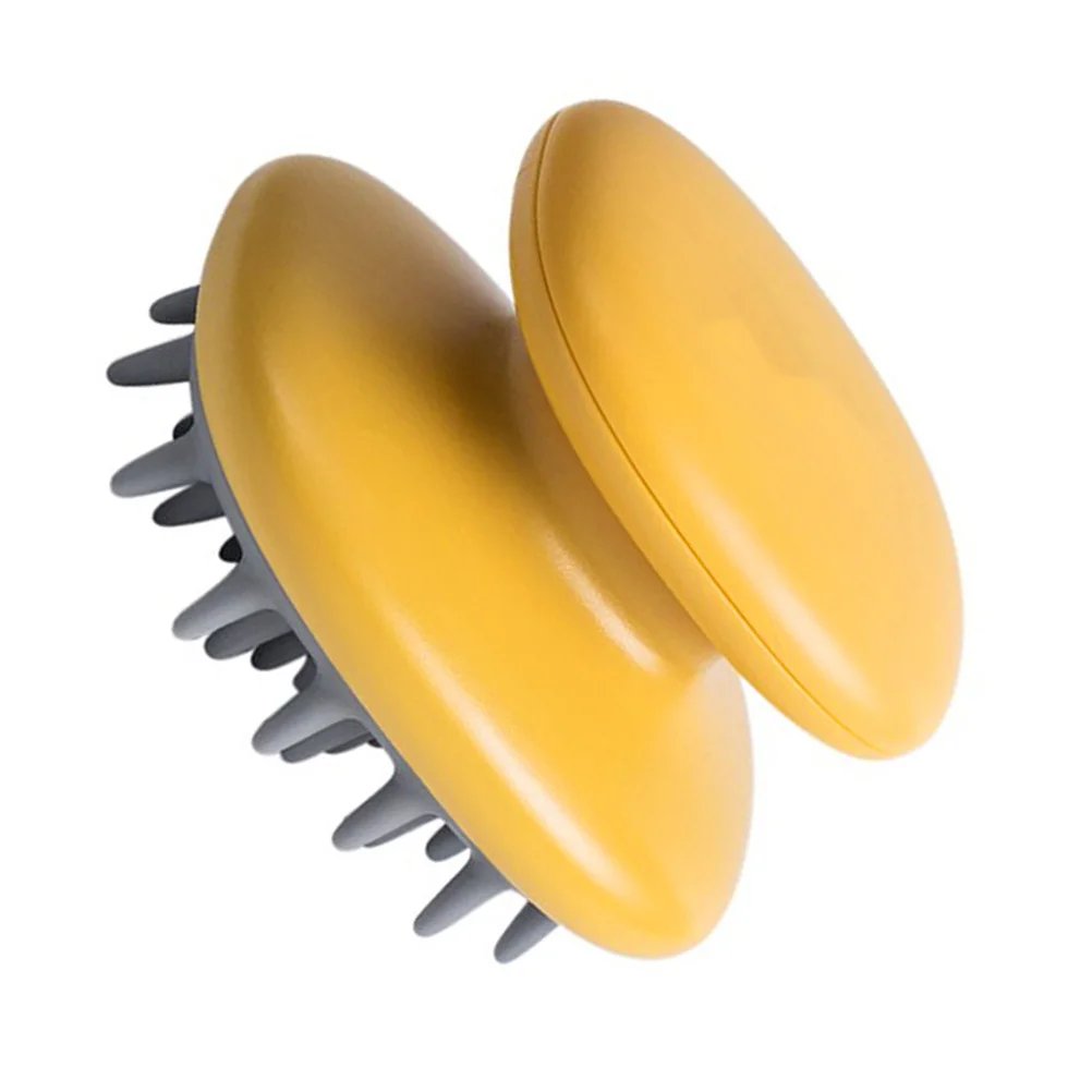 

Shampoo Hair Tool Multifunctional Scalp Massager Durable Long Lasting Use for Home and Travel Yellow Hair Massage Comb
