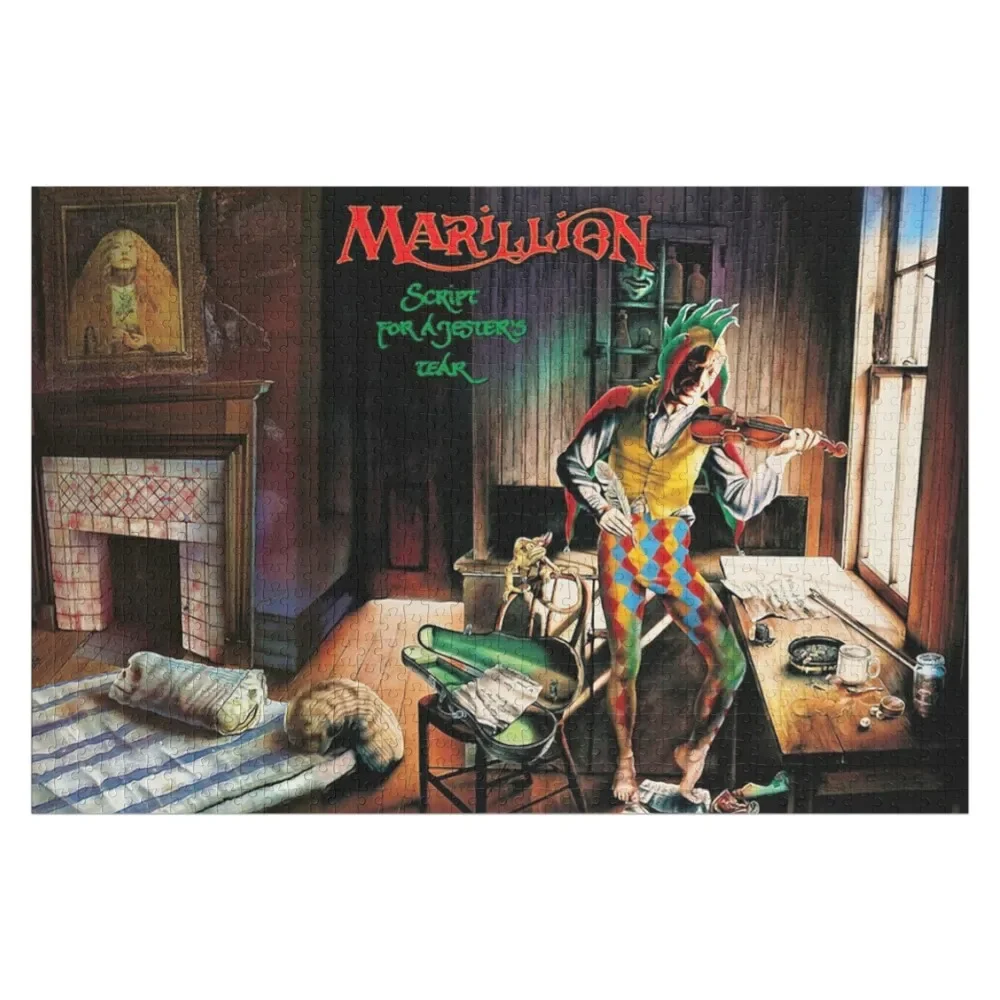 Marillion: Script For A Jester's Tears Jigsaw Puzzle Woods For Adults Custom Name Child Toy Photo Personalized Toy Puzzle