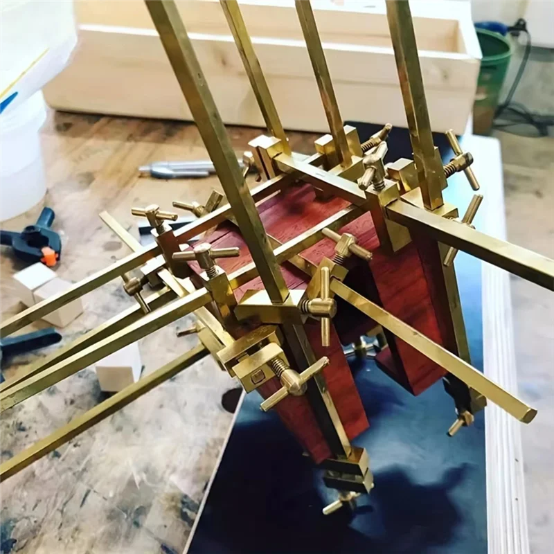 ABKP-pince à bois pour le travail du bois, pince parallèle en laiton, Clip fixe rapide, fixation auxiliaire, panneau de positionnement de panneau d'épissure
