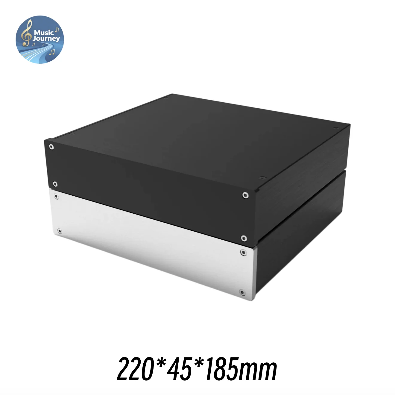 220*45*185mm Multi-Purpose Full Aluminum Chassis for Amplifier, Preamp, DAC, Decoder & Headphone Amp , DIY Hi-Fi Audio Enclosure