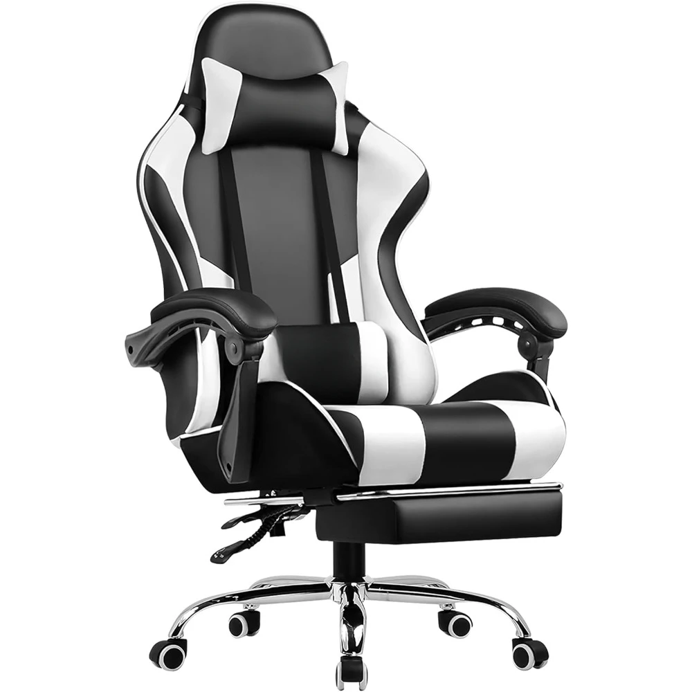 Office chair , Computer chair with footrest and lumbar support, gaming  with 360 ° rotation and headrest, Office chair .