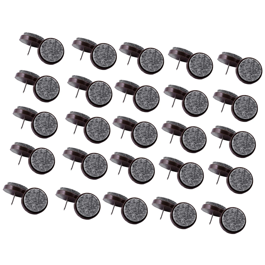 

50pcs Silicone Chair Feet Covers Round Shape Table Protectors Furniture Caps Soft Transparent Anti Slip Leg Guards For Home