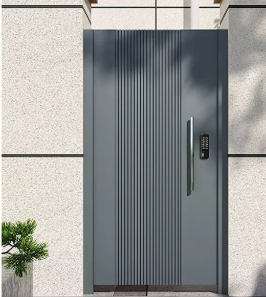 Safety Metal Aluminium Gates Fence Profile Aluminum Alloy Gate Courtyard DoorCustomizable