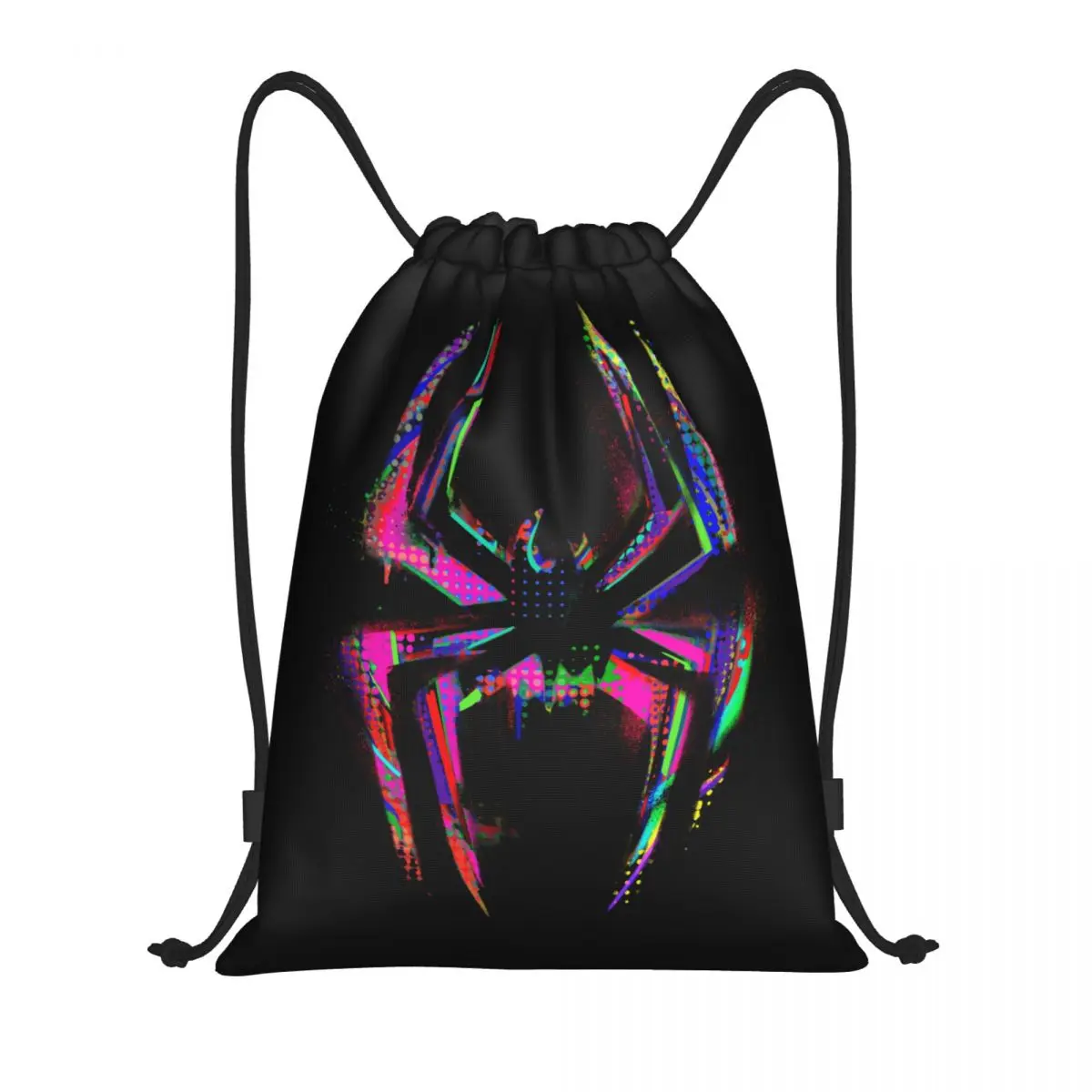 

Across The Miles Morales Gwen Retro Portable Drawstring Bags Backpack Storage Bags Outdoor Sports Traveling Gym Yoga