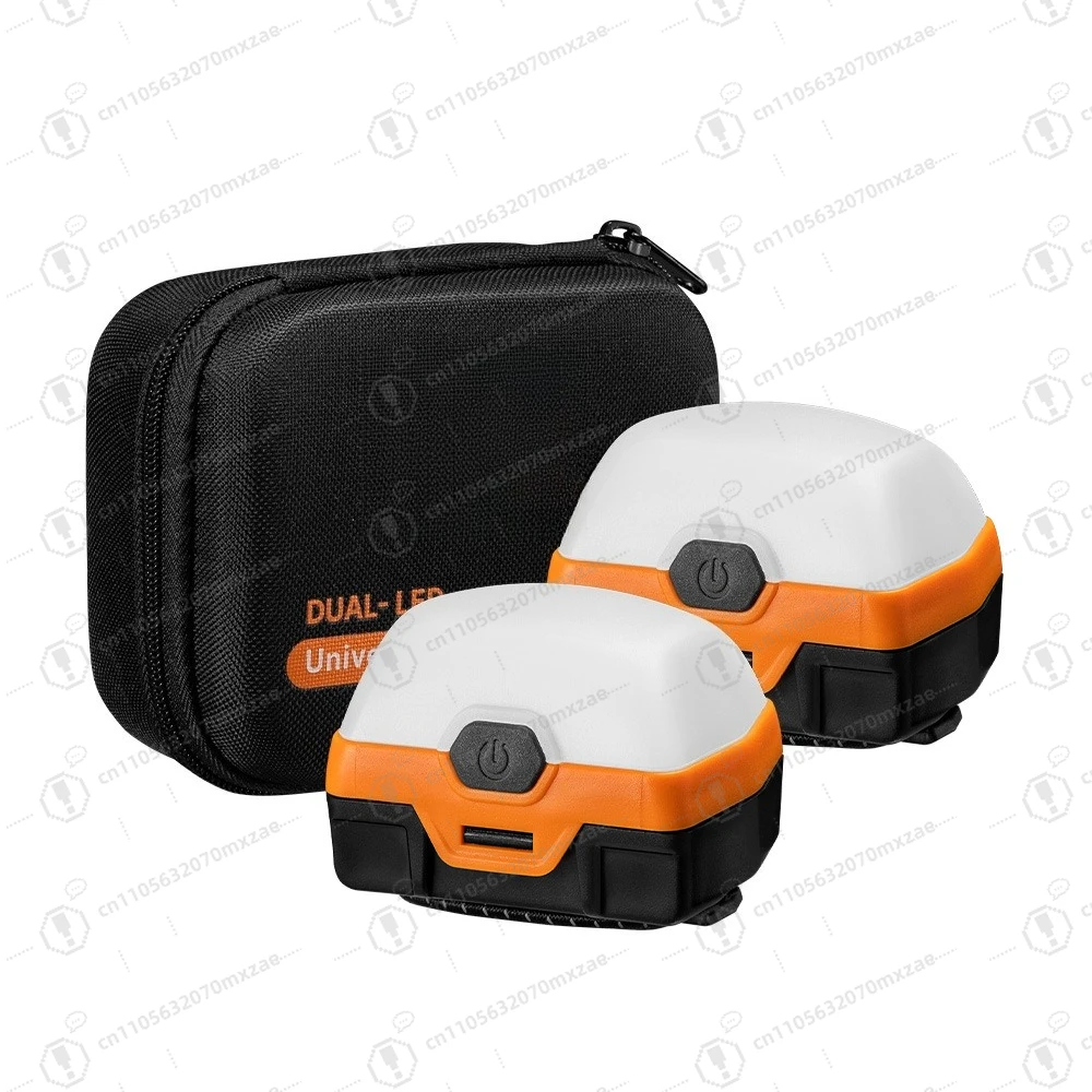 2-pezzi-lampada-da-campeggio-led-magnetica-impermeabile-ricaricabile-usb-portatile-con-borsa-per-escursioni-e-pesca-all'aperto