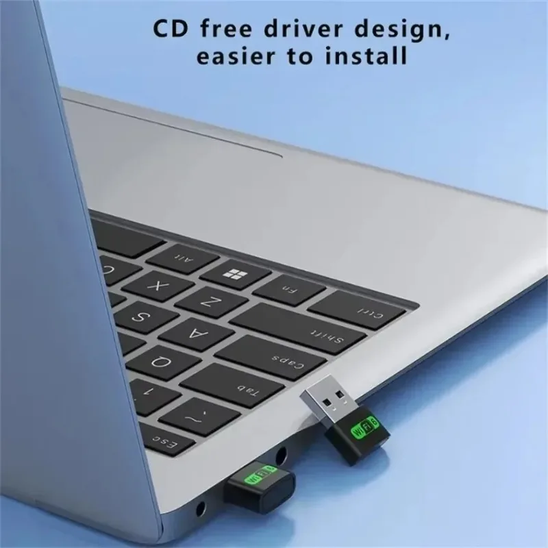 AX300 2.4G Wireless WiFi Adapter Mini WiFi6 Network Card Adapter for PC Laptop Desktop Portable WiFi USB Dongle Network Card