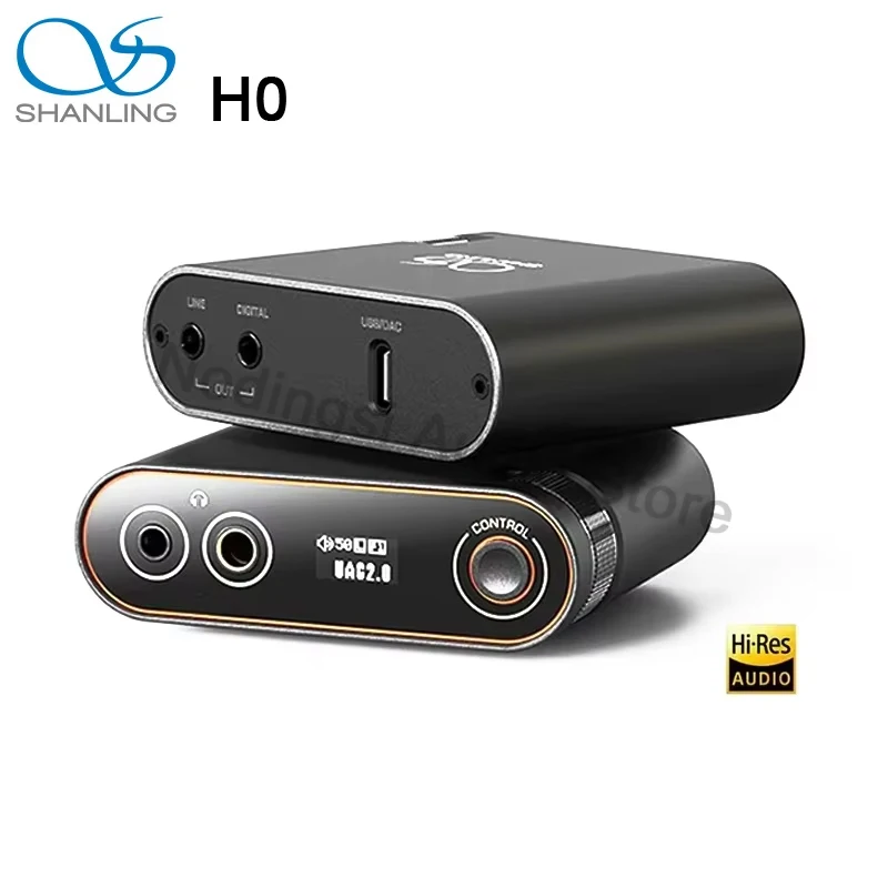 

SHANLING H0 Decoder Headphone Amplifier Protable Mini Headphone Power Amplifier Hi-Res Audio Amplifier CS43198 DAC 2xSGM8262 AMP